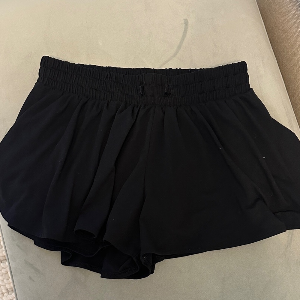 Abercrombie Kids Black Athletic Shorts like new